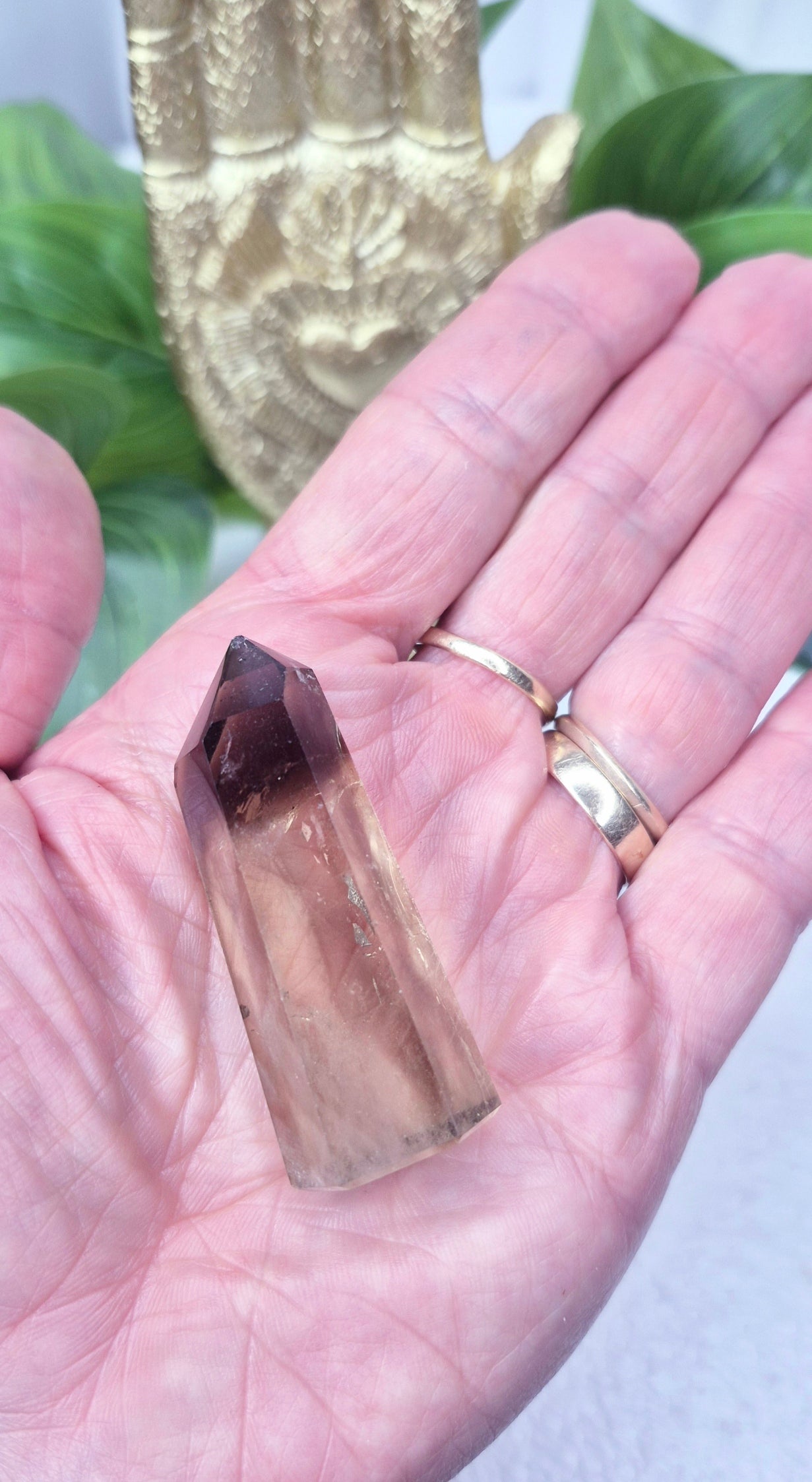 A Grade Smoky Citrine Point (Natural Untreated)