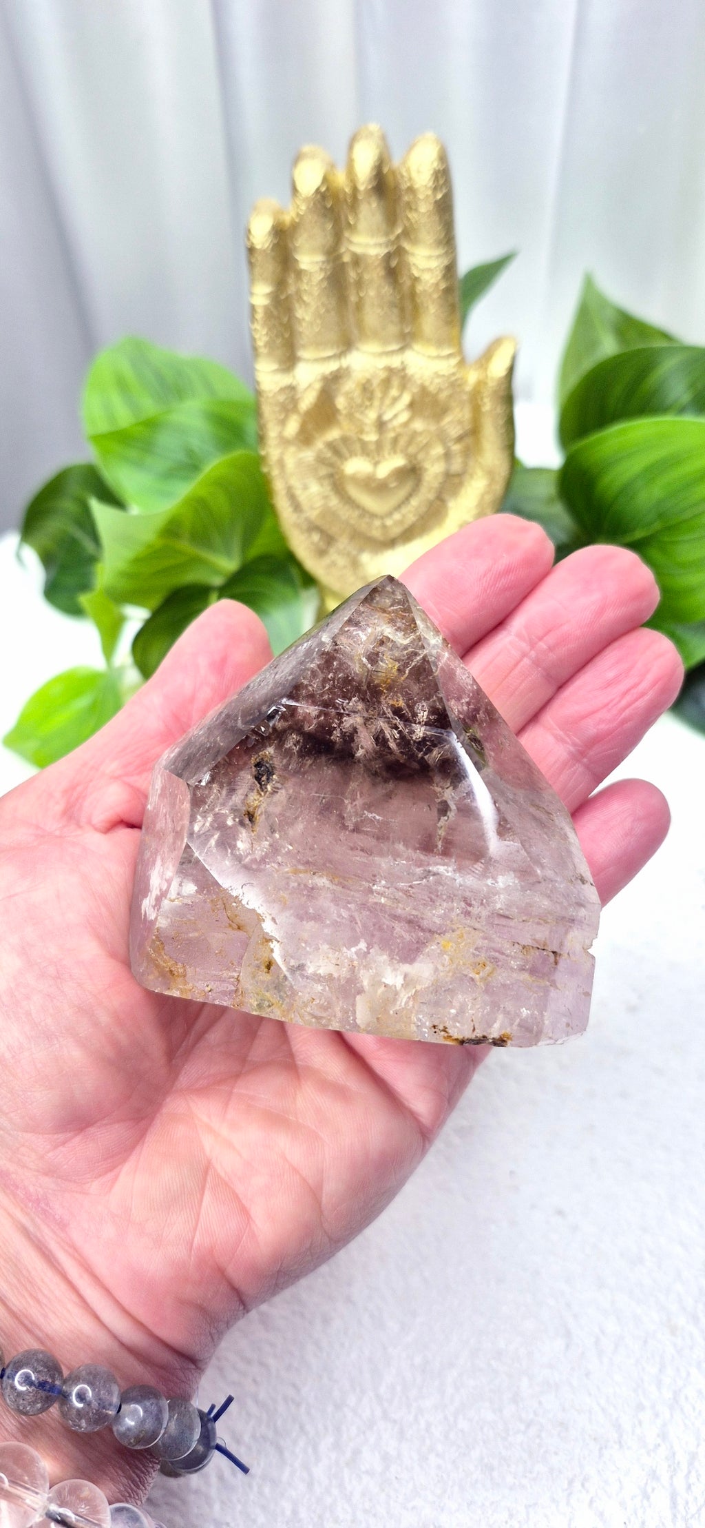 Included Smoky Quartz Freeform