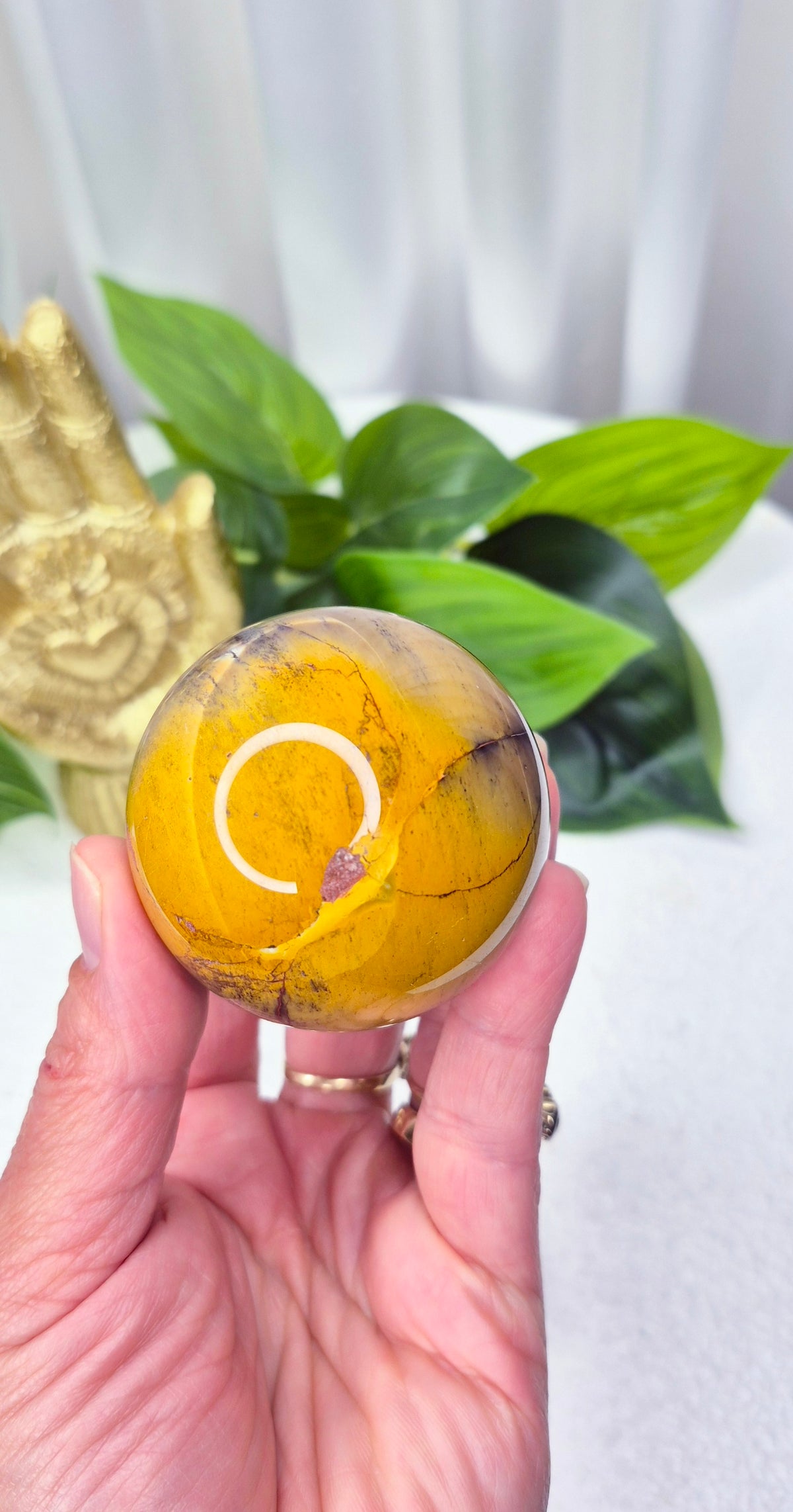 Mookaite Sphere on Stand