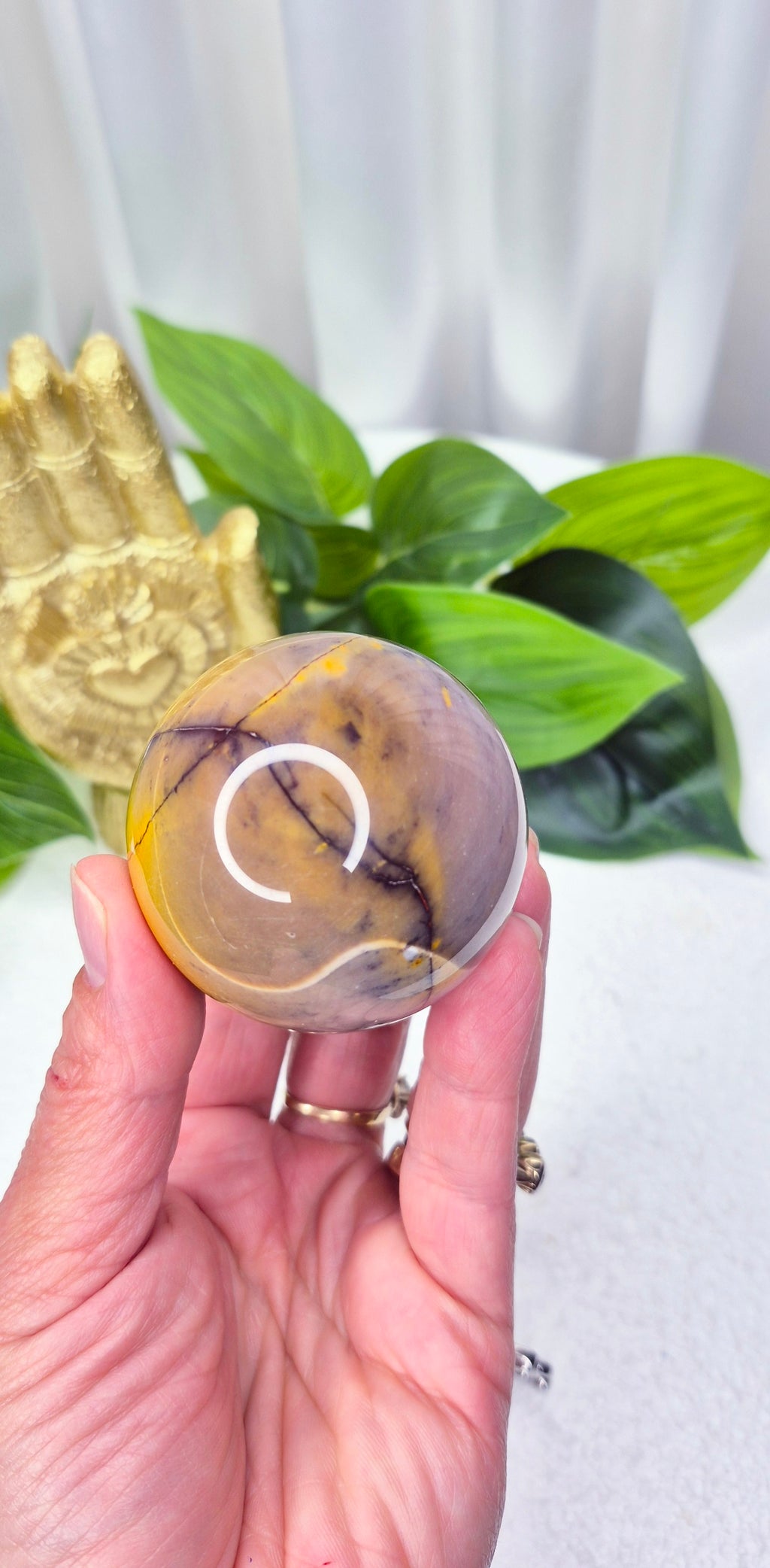 Mookaite Sphere on Stand
