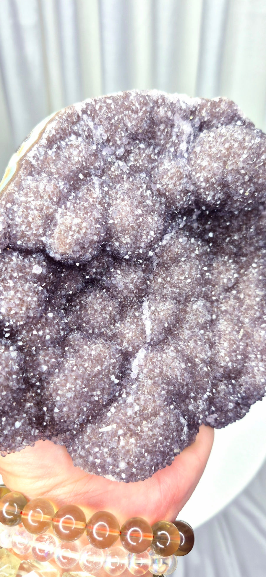 Rainbow Druzy Amethyst Freeform Statement Piece