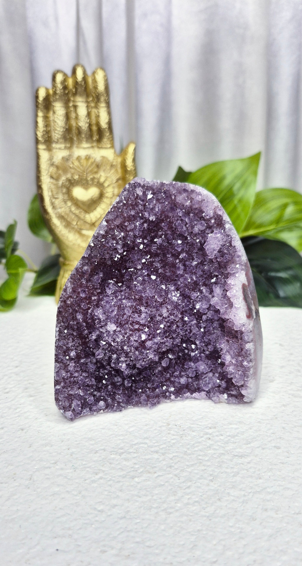Rainbow Sugar Druzy Amethyst Geode
