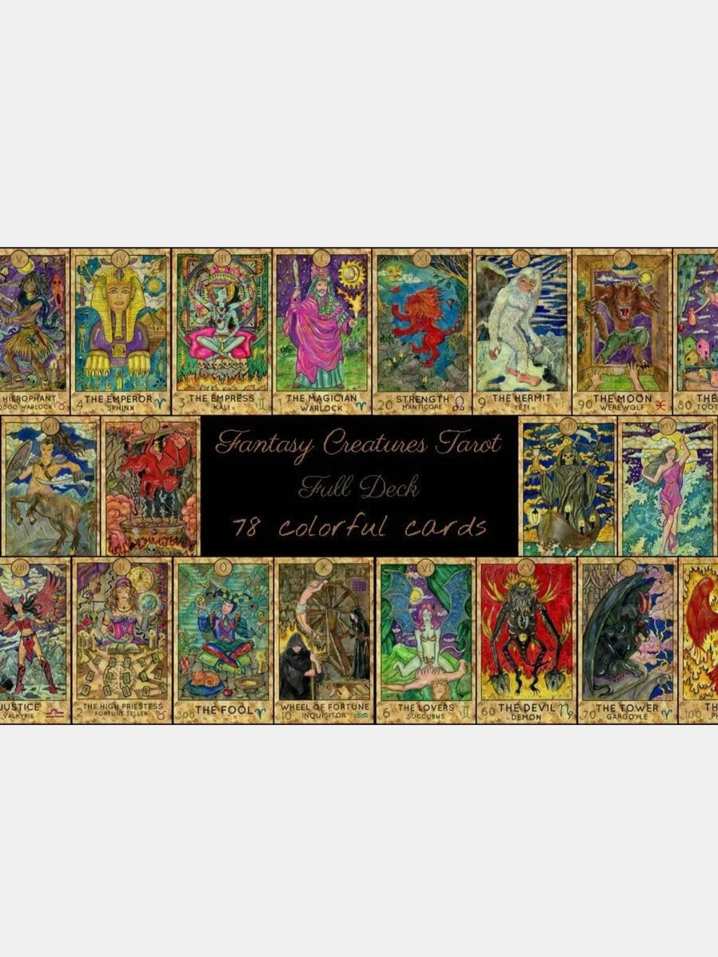 Fantasy World Tarot Cards Deck