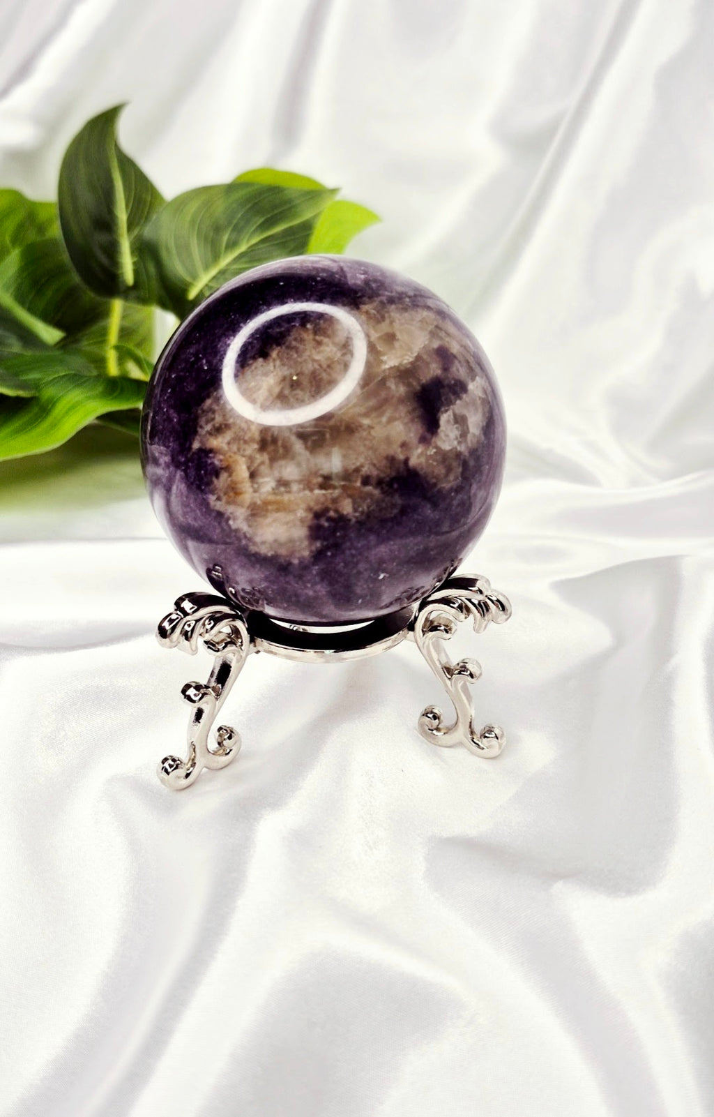 Lepidolite Sphere  #B